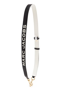 Черно-белый плечевой ремень для сумки The Marc Jacobs