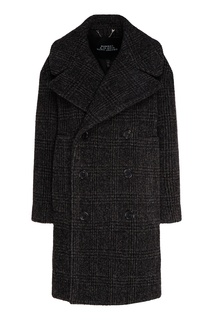 Клетчатое двубортное пальто The Marc Jacobs