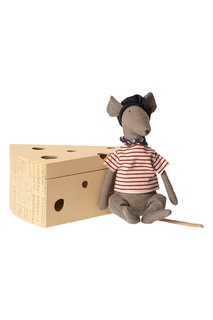 Игрушка «Крыса с коробкой» Maileg