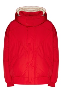 Красная куртка-пуховик с капюшоном Paul & Yakov