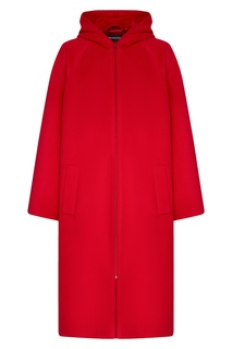 Красное пальто с капюшоном Balenciaga Man