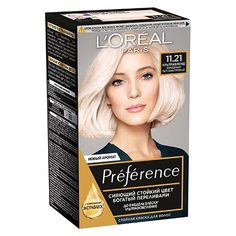 Краска для волос LOREAL PREFERENCE тон 11.21 Ультраблонд холодный перламутровый L'Oreal