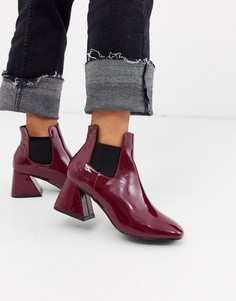 Ботинки челси на каблуке Glamorous-Красный
