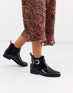 Ботинки челси в стиле вестерн с пряжками Glamorous-Черный