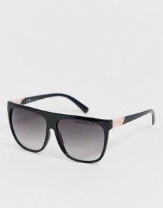Черные солнцезащитные очки-маска River Island-Черный