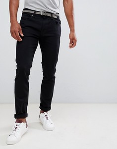 Черные эластичные джинсы слим Selected Homme-Черный