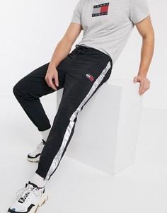 Черно-белые брюки Tommy Jeans metallic capsule-Черный