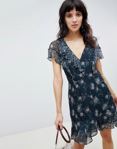 Платье мини Stevie May Florent-Темно-синий