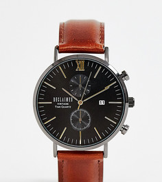 Часы с коричневым кожаным ремешком Reclaimed Vintage Inspired эксклюзивно для ASOS-Коричневый