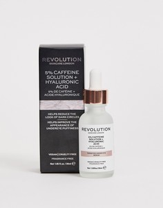 Сыворотка для кожи под глазами Revolution Skincare - 5% раствор кофеина + гиалуроновая кислота-Бесцветный