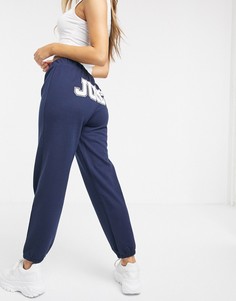 Черные брюки с логотипом Juicy couture-Синий