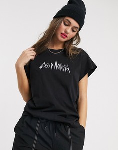 Футболка с логотипом Cheap Monday-Черный