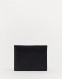 Черный бумажник с логотипом в виде летучей мыши Levis