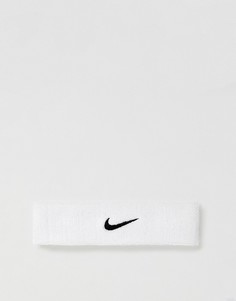 Белая повязка на голову Nike Training-Белый