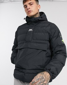 Черный дутый анорак Helly Hansen