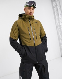 Горнолыжная куртка цвета хаки The North Face-Черный