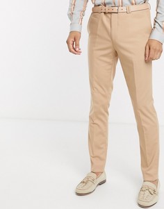 Светло-коричневые брюки из переработанного полиэстера Viggo-Коричневый цвет