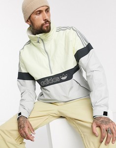 Кремовая куртка Adidas Snowboarding-Кремовый