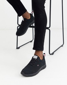 Черные кроссовки для бега Tommy Hilfiger-Черный