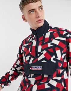 Темно-синий флисовый топ Tommy Jeans