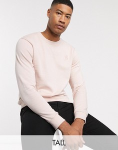 Розовый свитшот с круглым вырезом Bolongaro Trevor