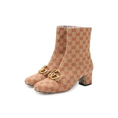 Ботильоны Gucci Ботильоны Victoire на устойчивом каблуке Gucci