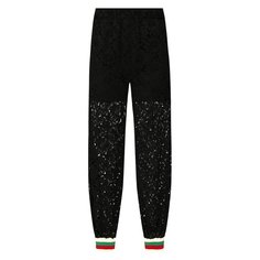 Брюки Gucci Кружевные джоггеры Gucci