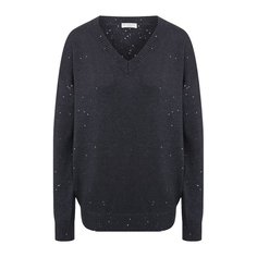 Пуловер из смеси кашемира и шелка Brunello Cucinelli