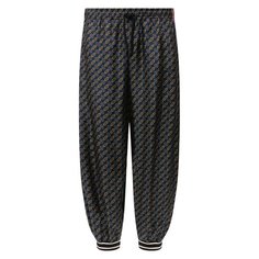 Брюки Gucci Брюки из смеси хлопка и шелка Gucci