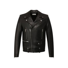 Куртки Saint Laurent Кожаная куртка Saint Laurent