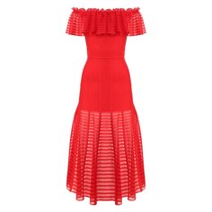 Платья Alexander McQueen Приталенное платье-миди Alexander McQueen