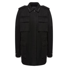 Френч с накладными карманами и шипами Valentino