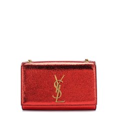 Клатчи и вечерние сумки Saint Laurent Сумка Monogram Kate small из металлизированной кожи Saint Laurent
