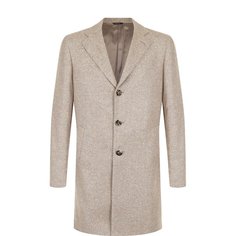 Пальто и плащи Loro Piana Однобортное шерстяное пальто Loro Piana