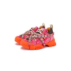 Кроссовки Gucci Текстильные кроссовки Flashtreck Gucci