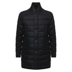 Куртки Moncler Шерстяной пуховик Keid на пуговицах с воротником-стойкой Moncler