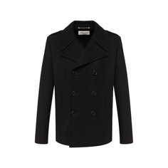 Пальто Saint Laurent Шерстяное пальто Saint Laurent