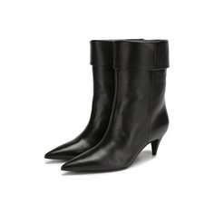 Ботильоны Saint Laurent Кожаные ботильоны Charlotte Saint Laurent