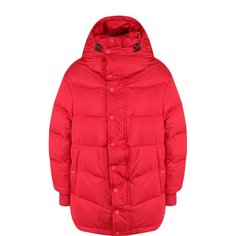 Стеганый пуховик с капюшоном и воротником-стойкой Balenciaga