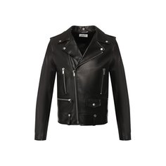 Куртки Saint Laurent Кожаная косуха Saint Laurent