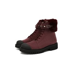 Ботинки Valentino Замшевые ботинки Valentino Garavani Rockstud Valentino