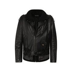Куртки Balenciaga Кожаная куртка Balenciaga