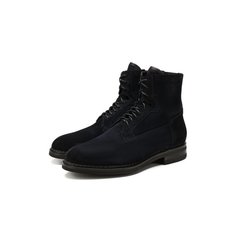 Замшевые ботинки Santoni
