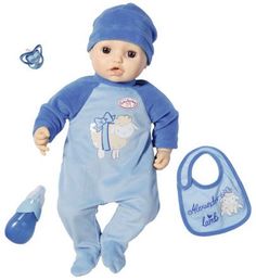 Игрушка Zapf Creation Baby Annabell Кукла-мальчик многофункциональная, 43 см (синий)