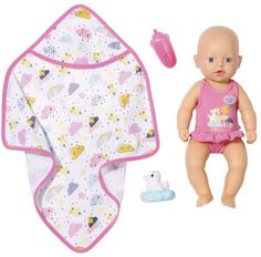 Игрушка Zapf Creation My First BABY born Кукла для игры в воде, 30 см (розовый)