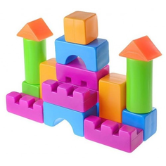 Развивающая игрушка Нордпласт Конструктор выдувной Кубики (17 деталей) Нордпласт.