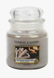 Свеча ароматическая Yankee Candle Crackling Wood Fire 411 гр / 65-90 часов
