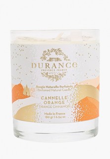 Свеча ароматическая Durance Апельсин и корица, 180 гр.