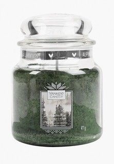 Свеча ароматическая Yankee Candle средняя в стеклянной банке Вечнозеленая хвоя Evergreen Mist 411 гр / 65-90 часов