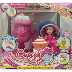 Кукла EMWAY SINGAPORE PTE.LTD Cupcake Surprise. Набор Мороженое - Туалетный столик с Куклой Капкейк и питомцем (1140)